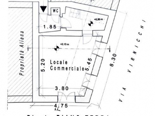 Locale commerciale di 60mq su 2 livelli, Corso Umberto - 1